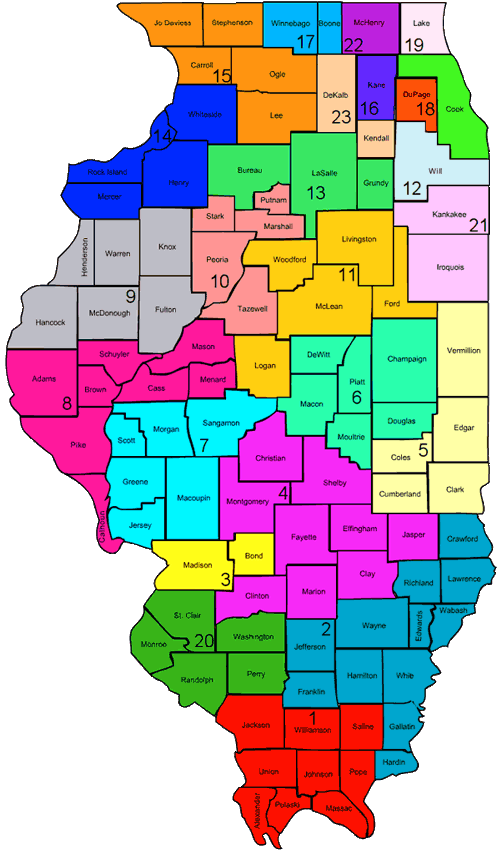 illinois map